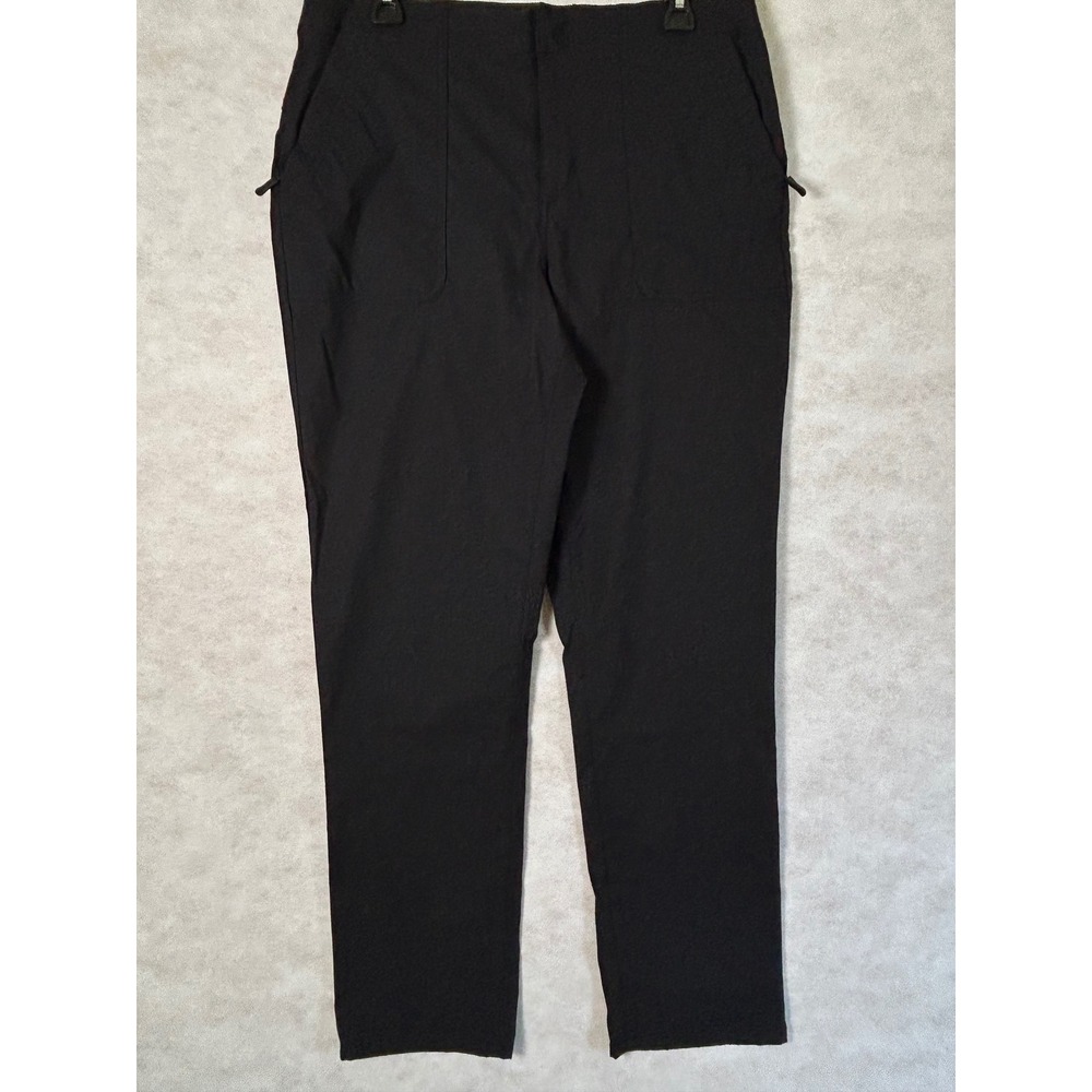 Hurley‎ Womens Black Performance Hiking Pants High Rise Stretch Size 14/34